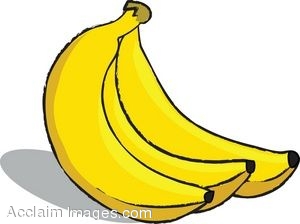 300x224 Clip Art Of A Bunch Of Bananas