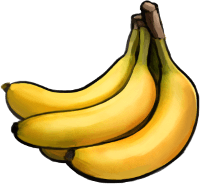 200x184 Banana Clipart Banana Bunch