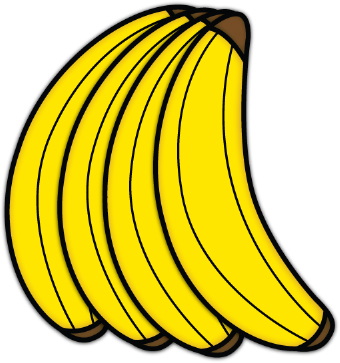 340x363 Bananas Clip Art Clipart Panda