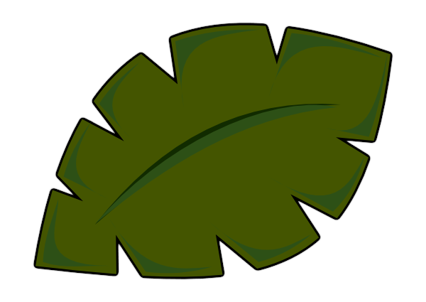 600x425 Banana Leaf Clip Art Cliparts