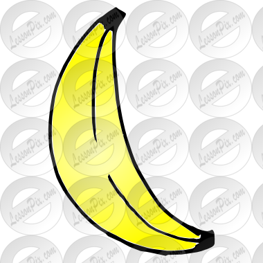 380x380 Banana Picture For Classroom Therapy Use