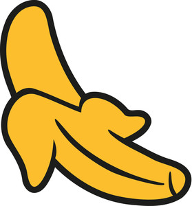 279x300 Three Banana Royalty Free Stock Image
