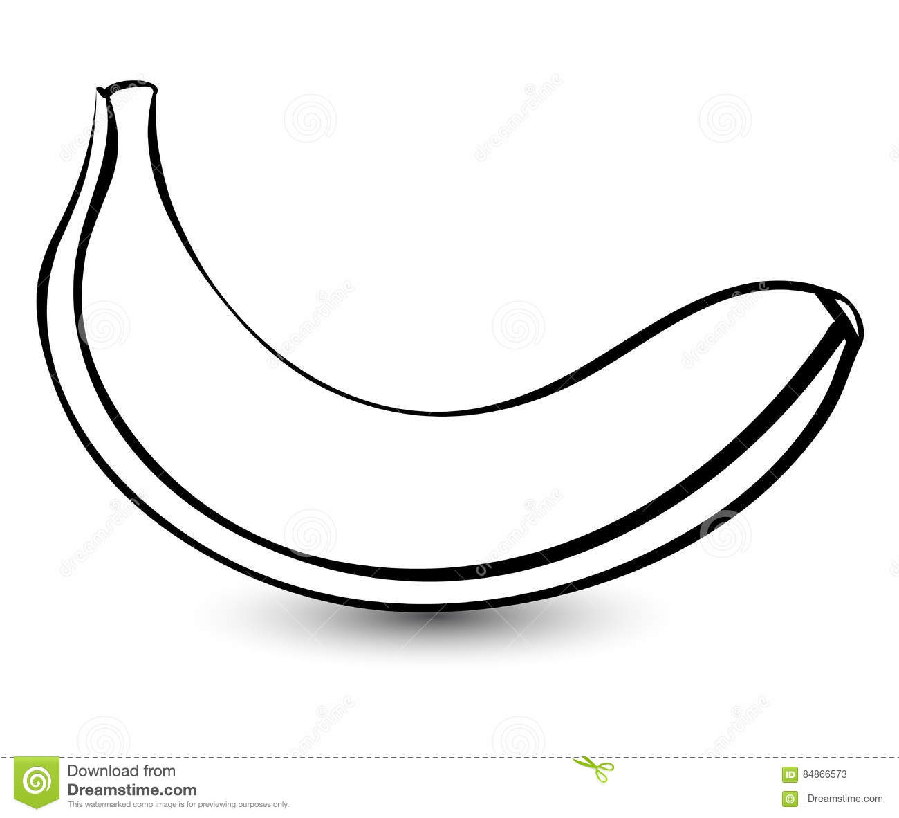 1300x1182 Banana Clipart Fruit Outline