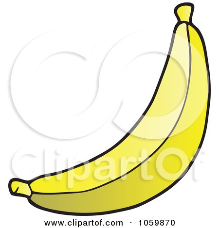 450x470 Royalty Free Vector Clip Art Illustration Of A Banana By Visekart
