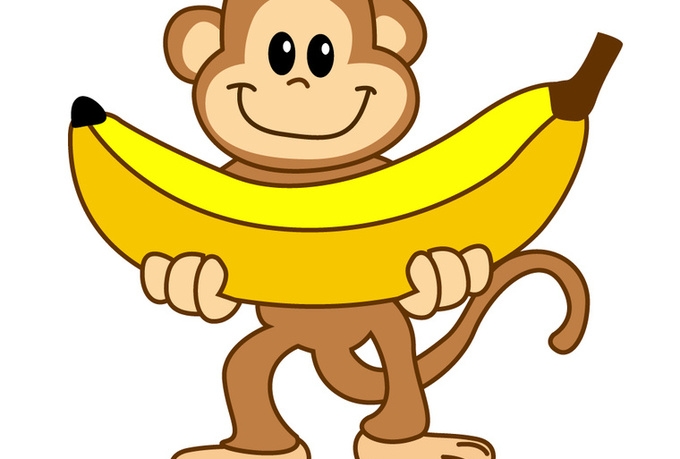 680x459 Banana Clipart Monkey Banana
