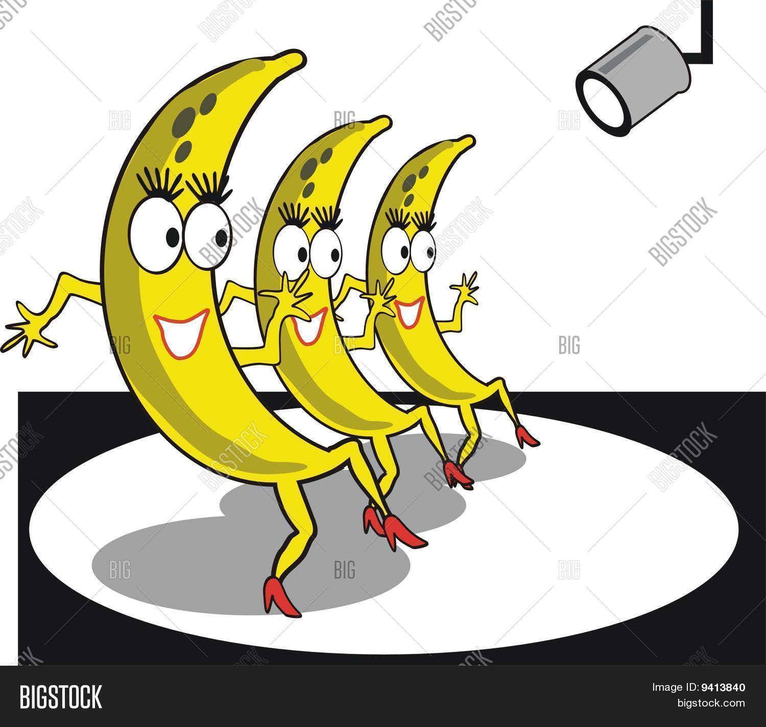 1500x1423 Funny Banana Cartoon Vector Amp Photo Bigstock