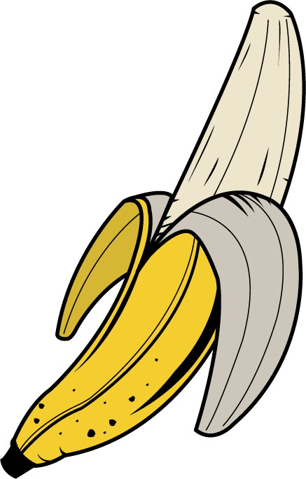 437x684 Banana Clipart Png
