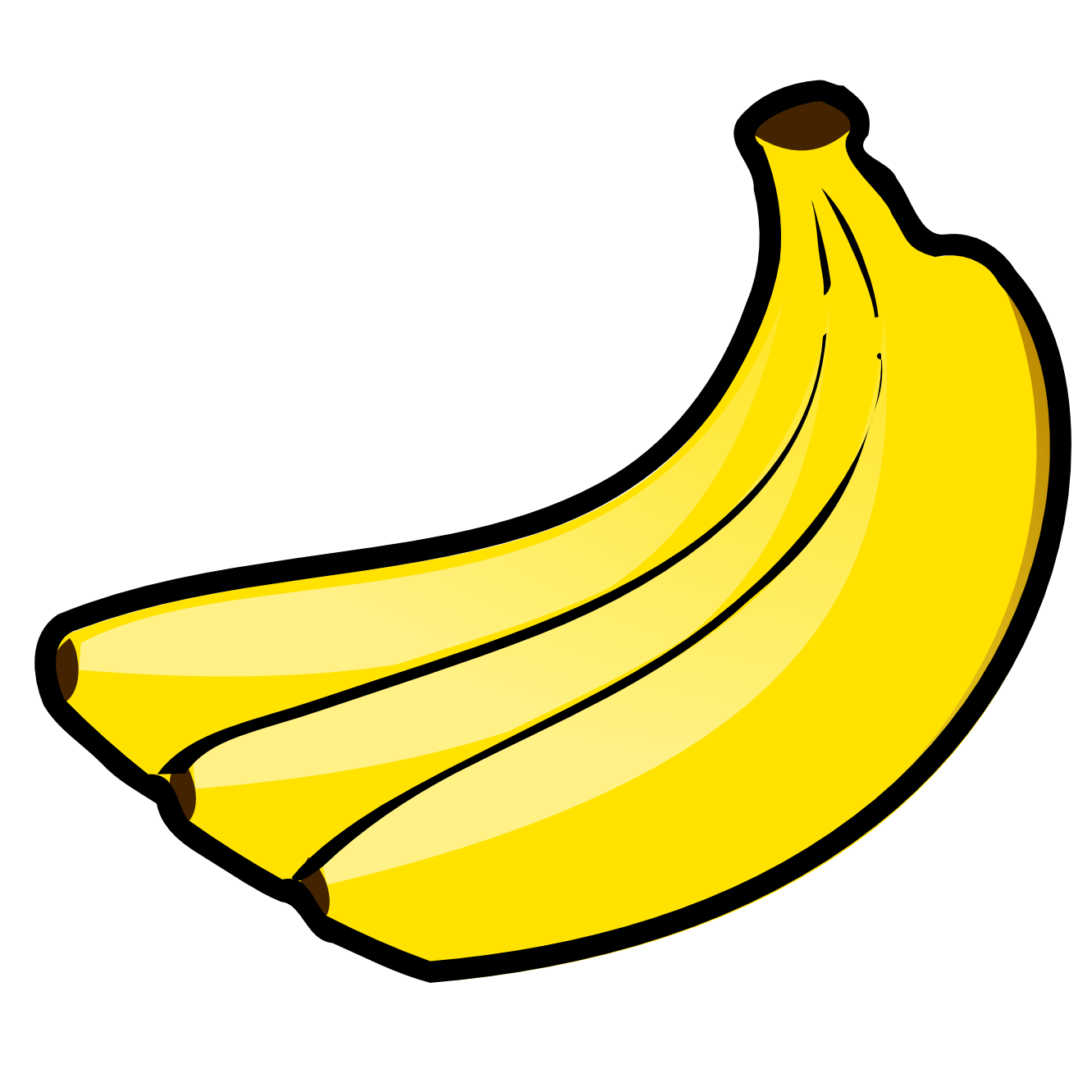 1331x1331 Nicubunu Banana Png 64(K) Clipart Panda