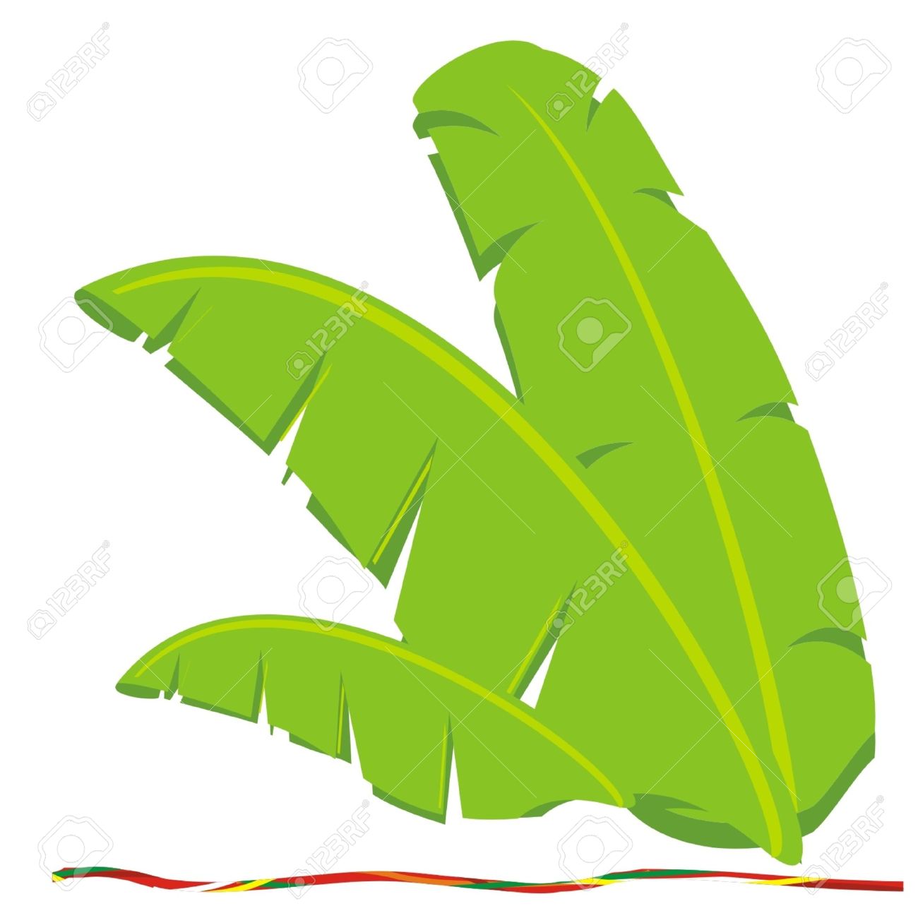 1300x1300 Banana Leaves Clipart