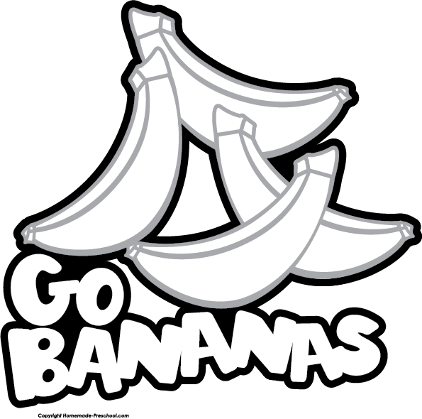 595x590 Banana Clipart Word