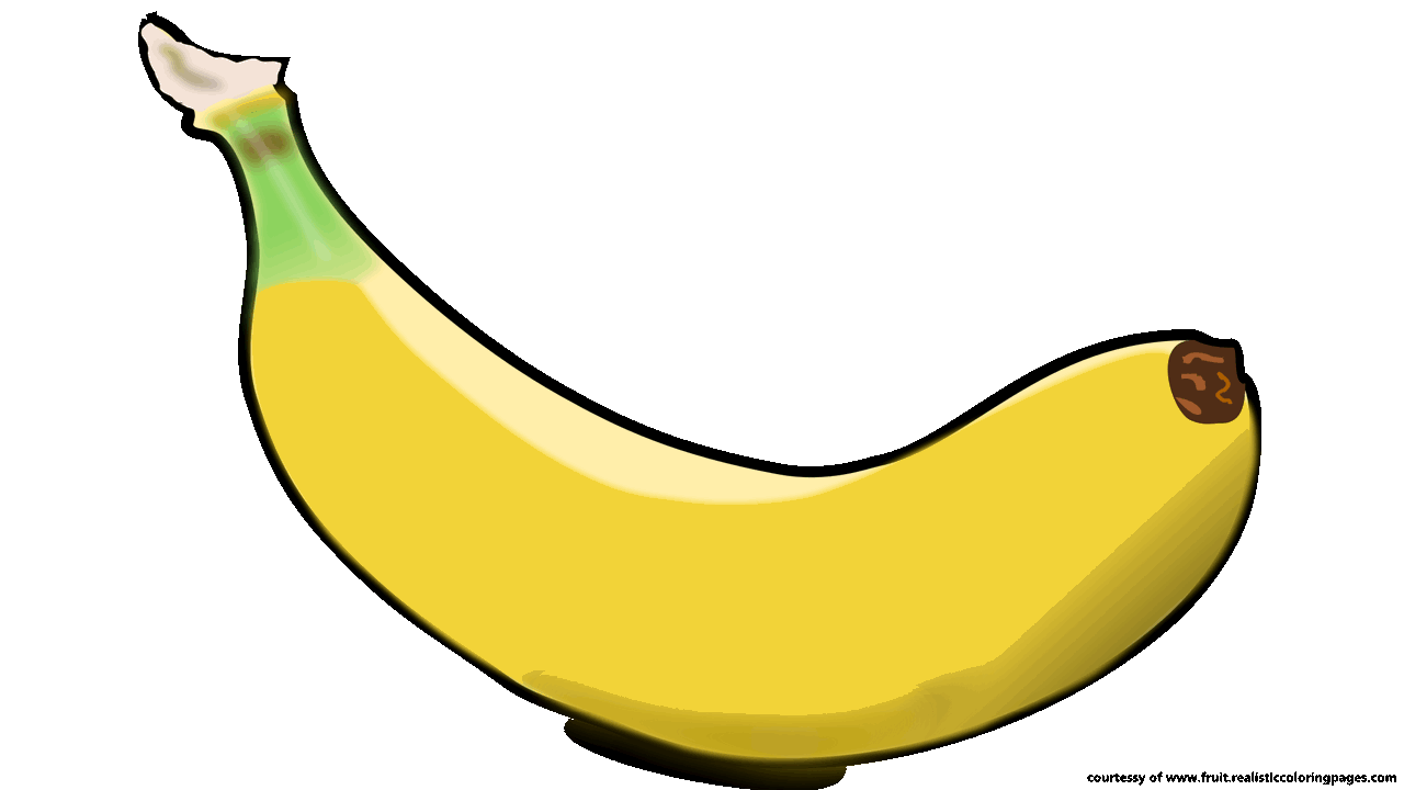 1280x720 Banana Clipart Yellow Banana