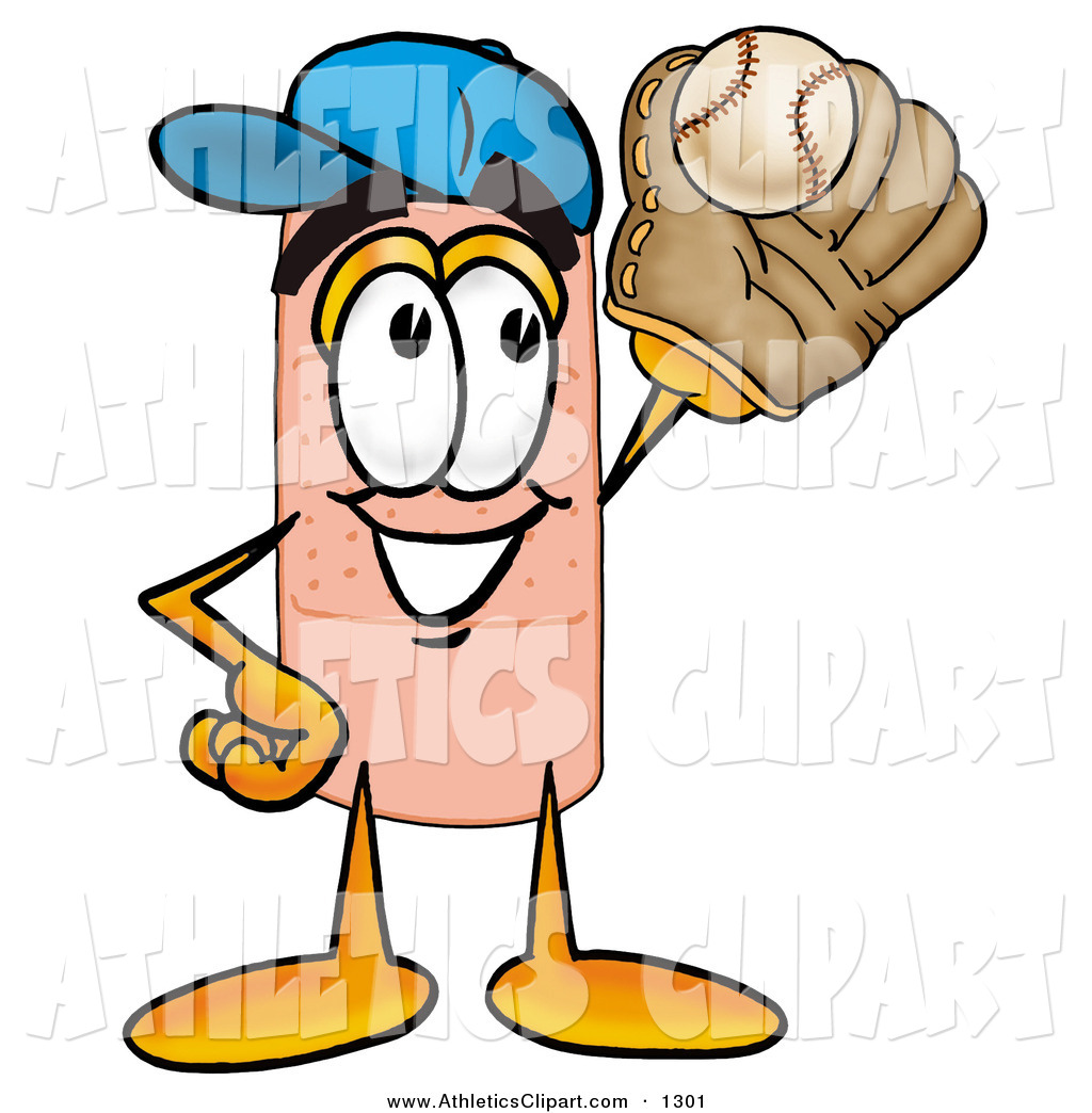 1024x1044 Clip Art Of A Sporty Bandaid Bandage Mascot Cartoon Character