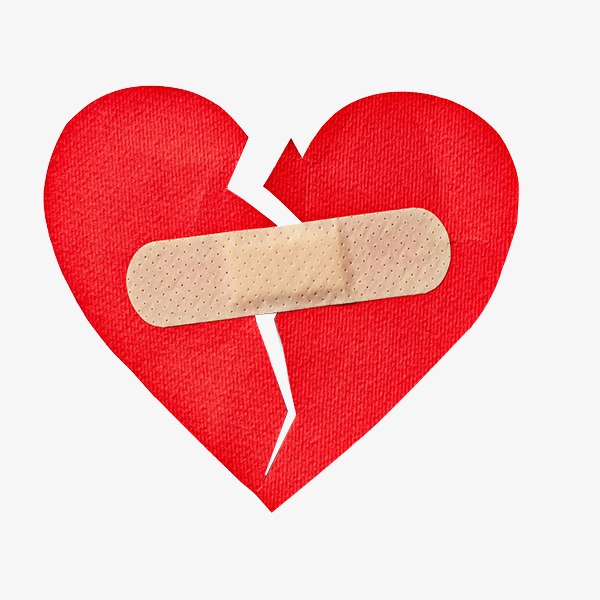 600x600 Broken Heart, Red, Band Aid, Heart Shaped Png Image For Free Download