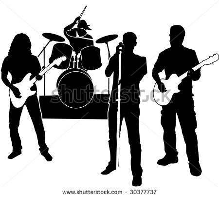 450x404 Band Rock Band Clipart