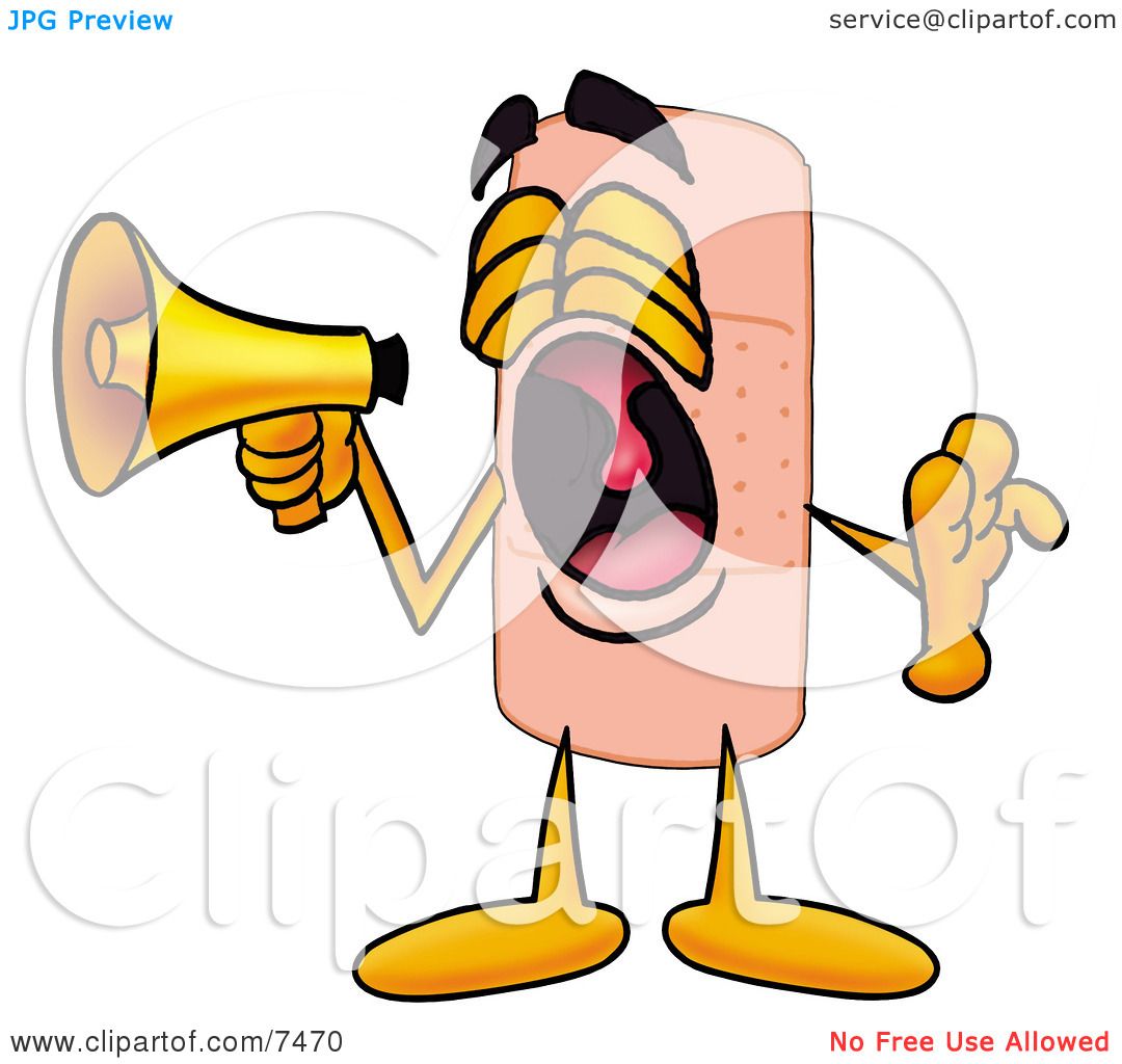 1080x1024 Clipart Picture Of A Bandaid Bandage Mascot Cartoon Character