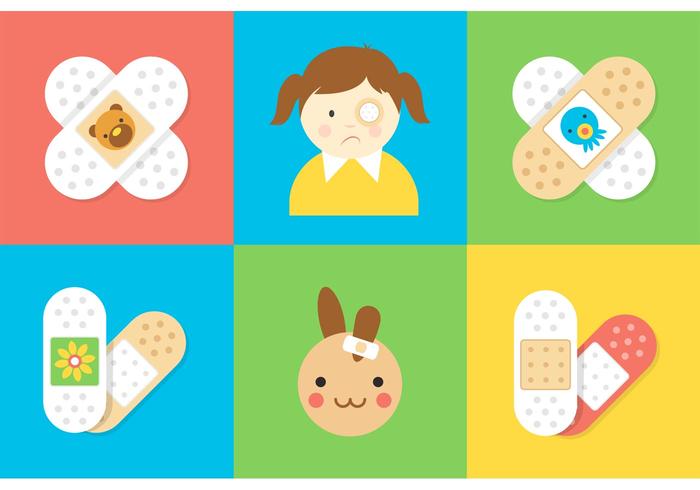 700x490 Free Kid Bandaid Vector Pack