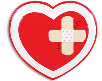 340x270 Band Aid Heart Etsy
