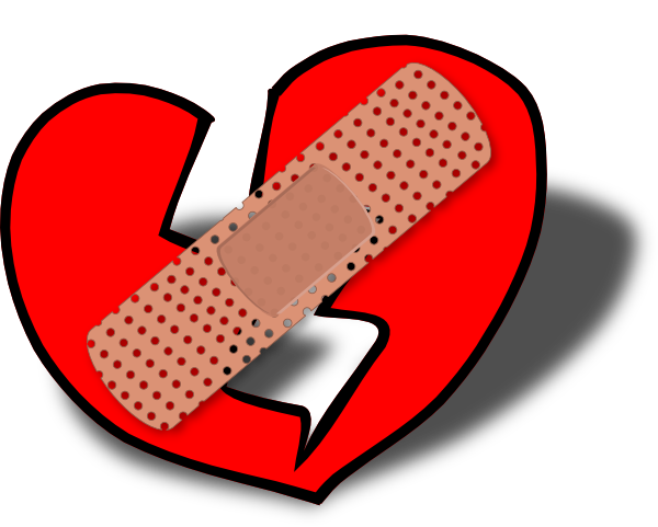 600x481 Image Of Bandaid Clipart 4 Patched Broken Heart Clip Art