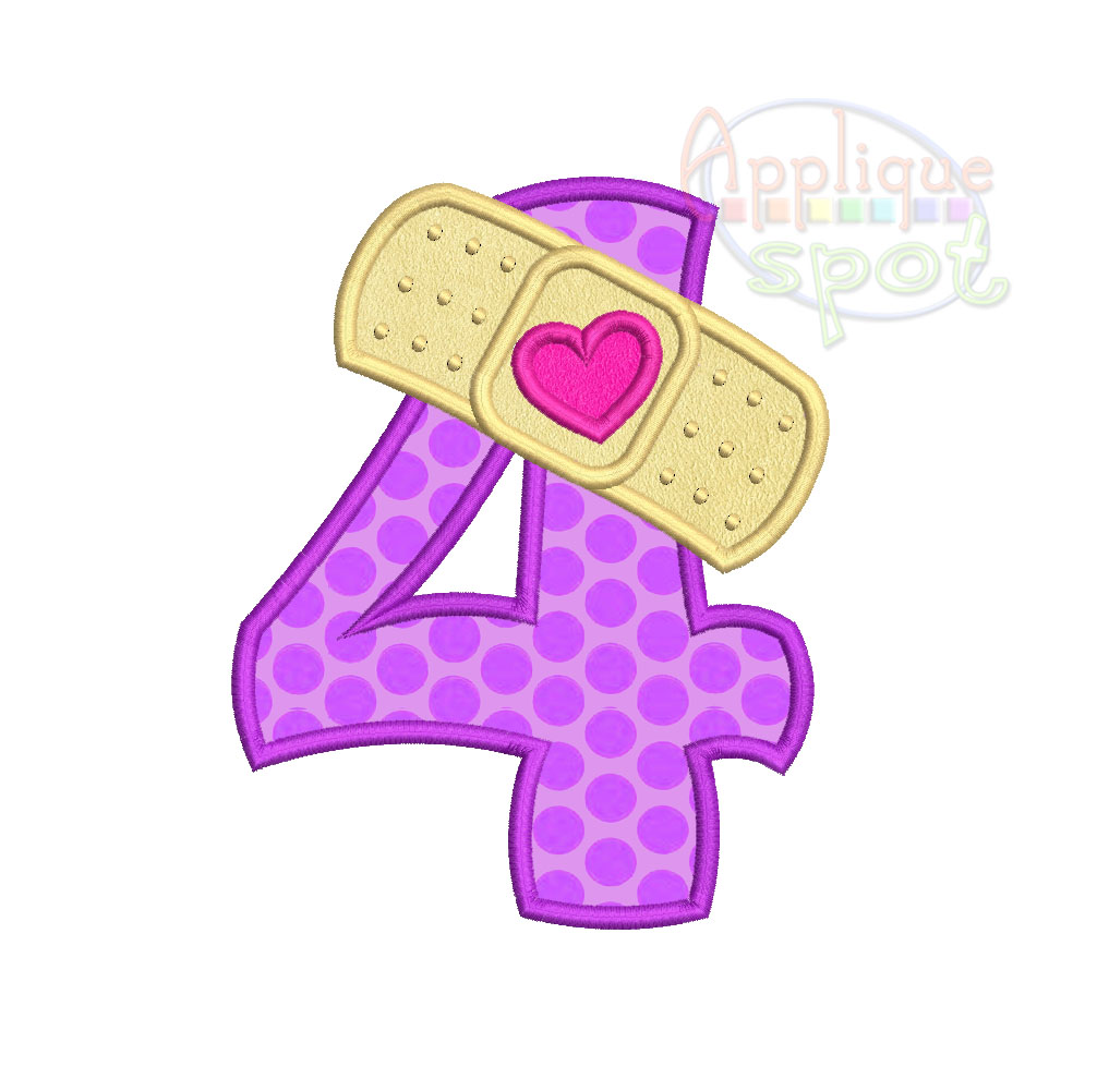 1006x990 Band Aid Number 4 Applique Spot