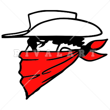 361x361 Cowboy Clipart Cowboy Bandana