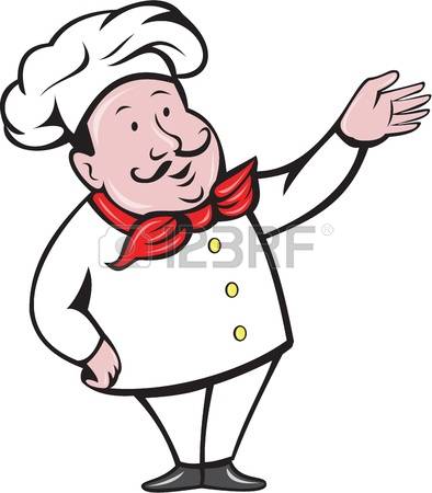 394x450 French Chef Clipart