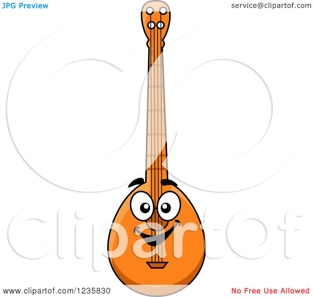 1080x1024 Clipart Of A Happy Banjo Character