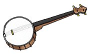 180x108 Free Banjos Clipart