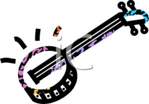 300x210 Banjo Clipart