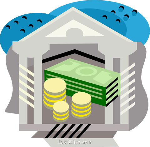 480x473 Moneyank Royalty Free Vector Clip Art Illustration Vc001044