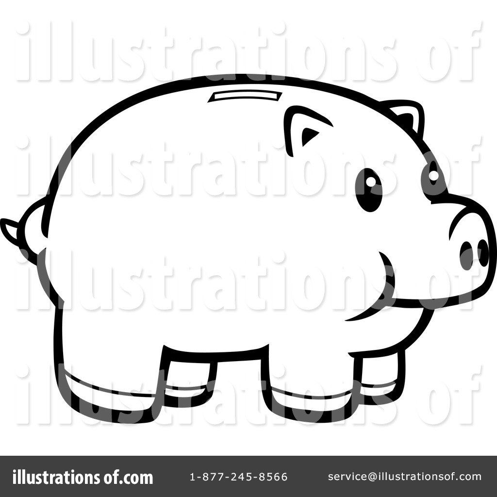 1024x1024 Piggy Bank Clipart