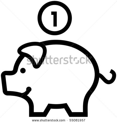 448x470 Empty Piggy Bank Clipart Clipart Panda