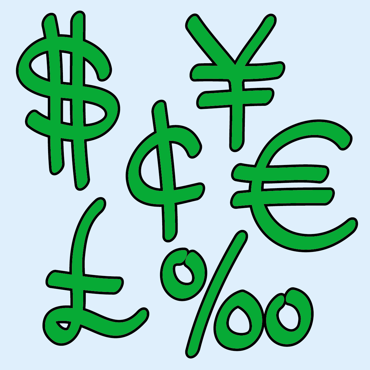 1200x1200 Banking Symbols Clip Art
