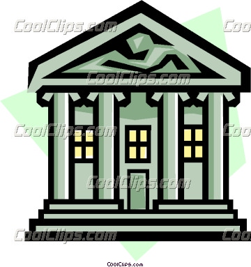 360x383 Banking Symbol Vector Clip Art