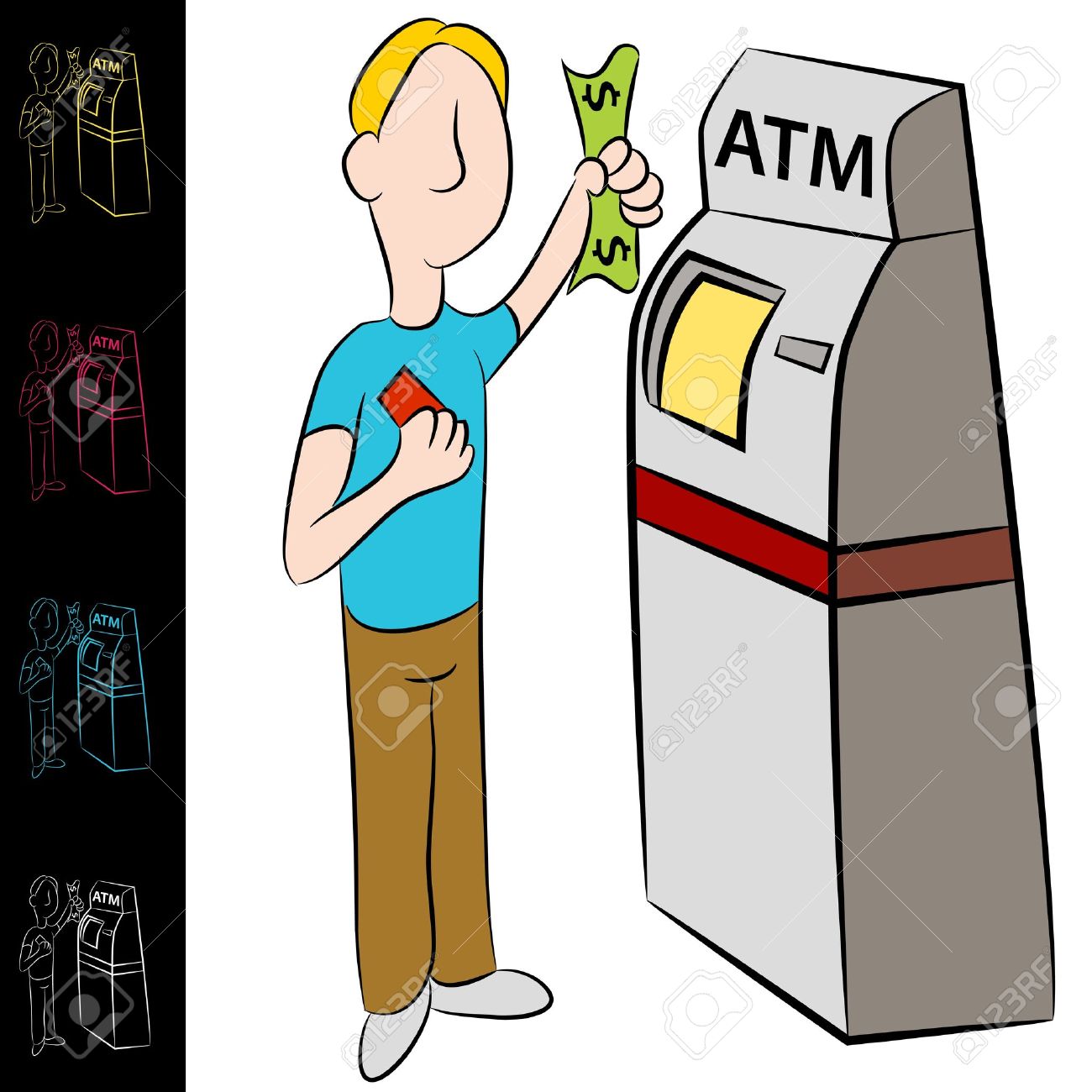 1300x1300 Atm Banking Clip Art Cliparts