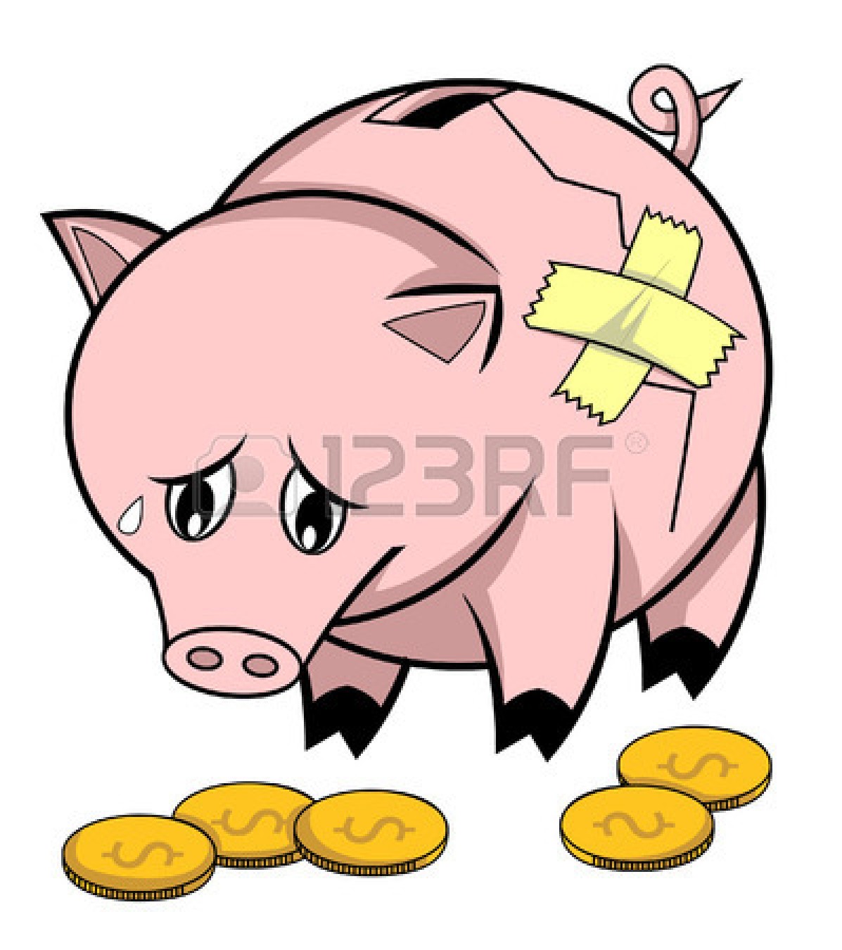 1197x1350 Yellow Clipart Piggy Bank