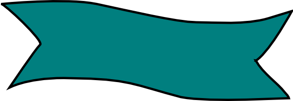 600x208 Teal Clipart Banner