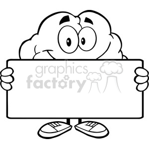 300x300 Royalty Free 5988 Royalty Free Clip Art Brain Cartoon Character