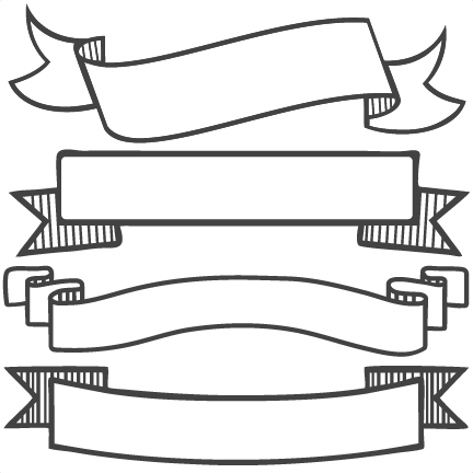 432x432 Black Banner Clipart Free Clipart Images 2 Clipartix