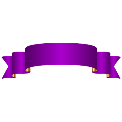 400x400 Purple Banner Transparent Png
