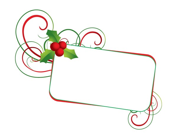 600x450 Christmas Banner Holly Clipart, Explore Pictures