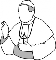 190x204 Priest Baptism Cliparts 247083