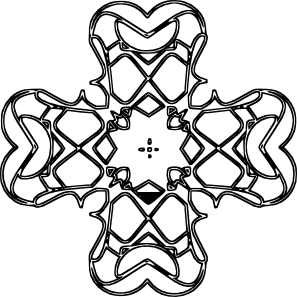 297x297 Baptism Cross Clipart Black And White Clipart Panda