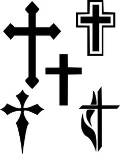236x302 Baptism Cross Free Clipart Silhouette Faith Crafts