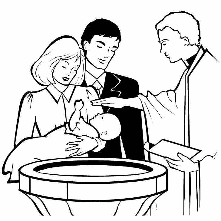 730x730 Catholic Baptism Clipart