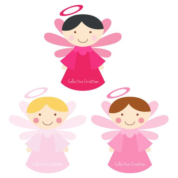 600x600 Angel Clipart Cross
