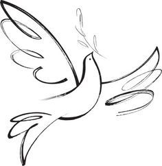 236x242 Drawn Dove Baptism