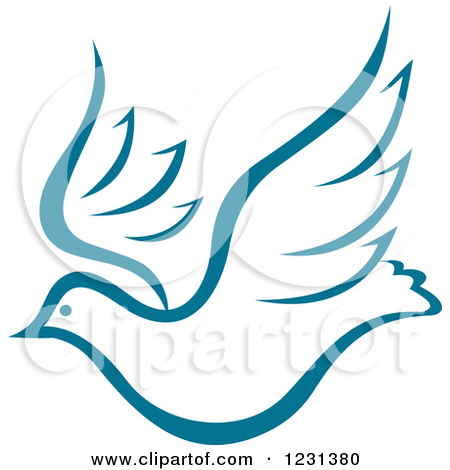 450x470 Flying Dove Clipart