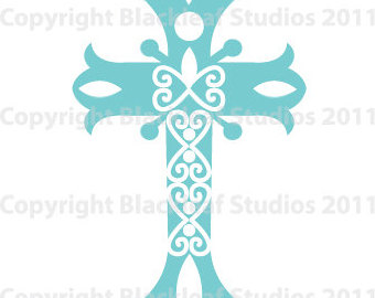 340x270 Baptism Cross Clipart