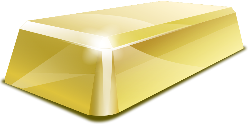 800x400 Free Gold Bar Clip Art