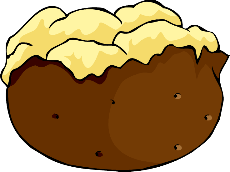 736x550 Potato Bar Clip Art